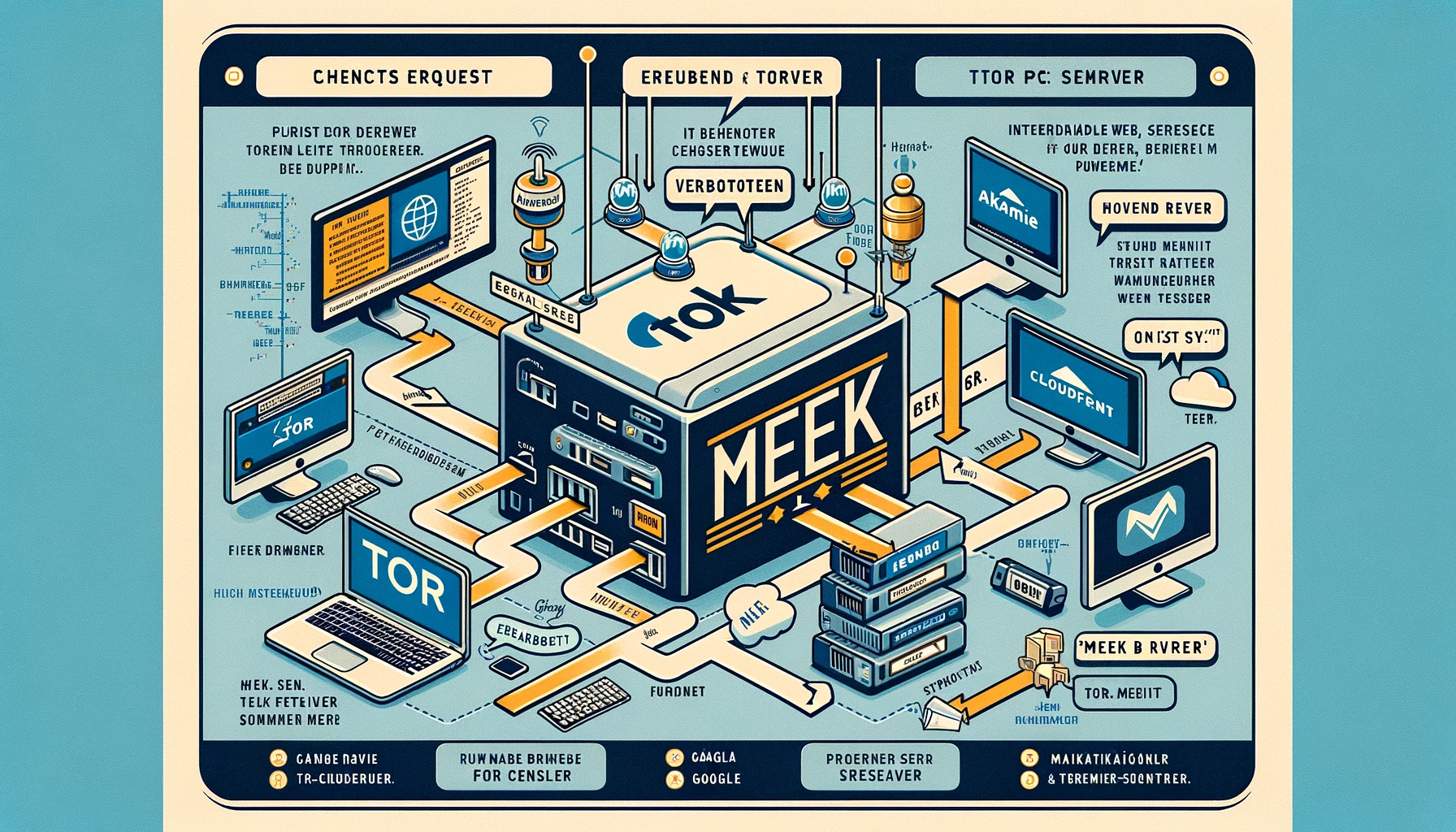 what is meek ? meek is a blocking-resistant pluggable transport for Tor